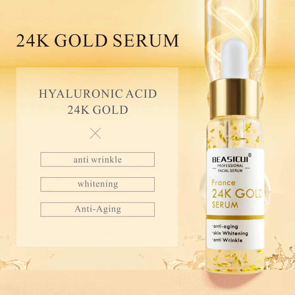 Private Label Vegan Bpa Free Paraben Free Hyaluronic Acid Face Care Enrich Vitamin E skin care serum