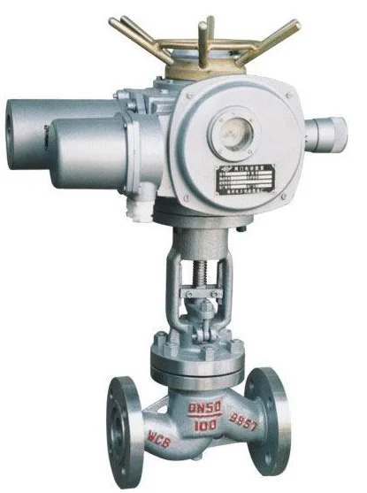 GOST high quality DN200 electric carbon steel motorized cuniform gate valve
