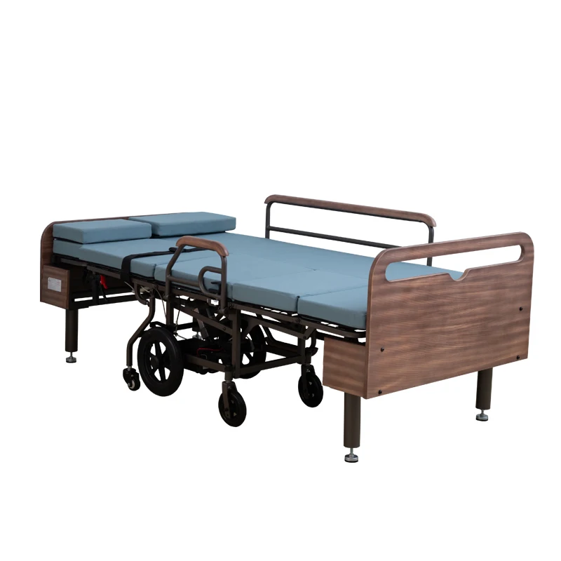 Hospital Adjustable Auto Turning Bed Home Care Rotating Electric Patient Bed