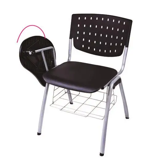 Multi-color Stacking Church Student Office Chair Mesh Fabric Conference Training Meeting Chair with Writing Pad with tablet