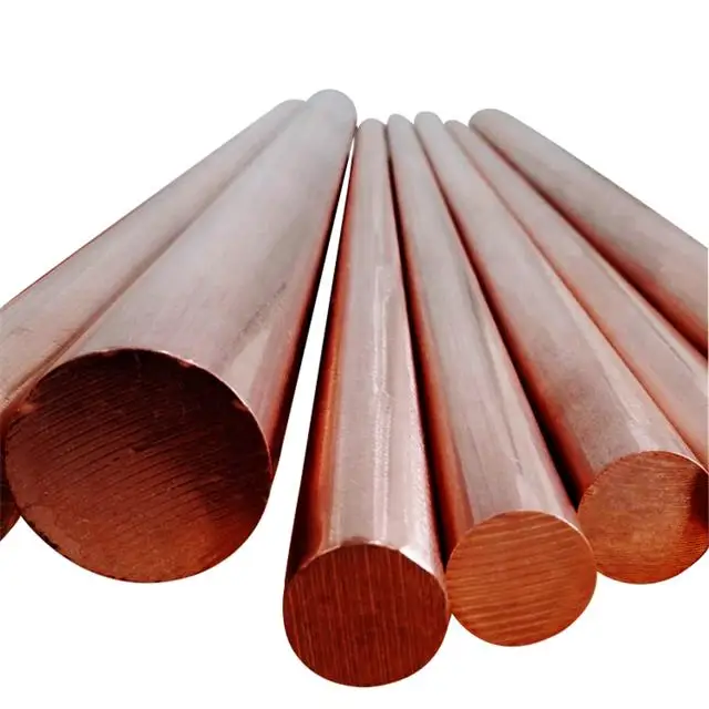 Wholesale Corrosion Resistant C28000  Square Brass Bar  C1100 Pure Copper  Round Rod Solid copper bar