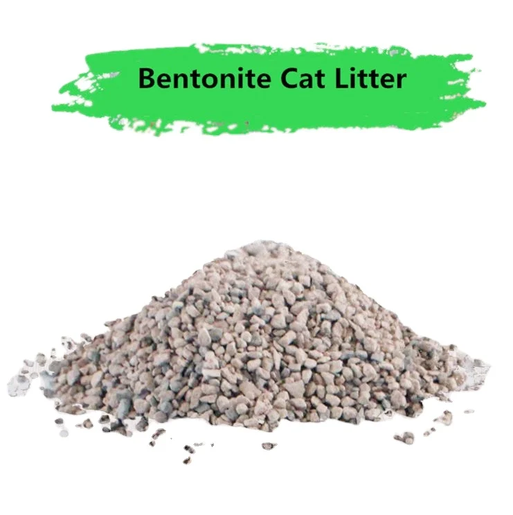 Pet supplies hard clumping bentonite clay cat litter with strong deodorant
