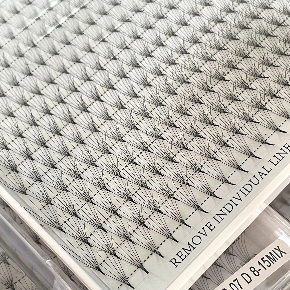 GEMERRY Wholesale 2D-6D Long Stem Lash Premade Russian Volume Fans Mink Eyelashes Premade Eyelash extensions Makeup Pre Fans