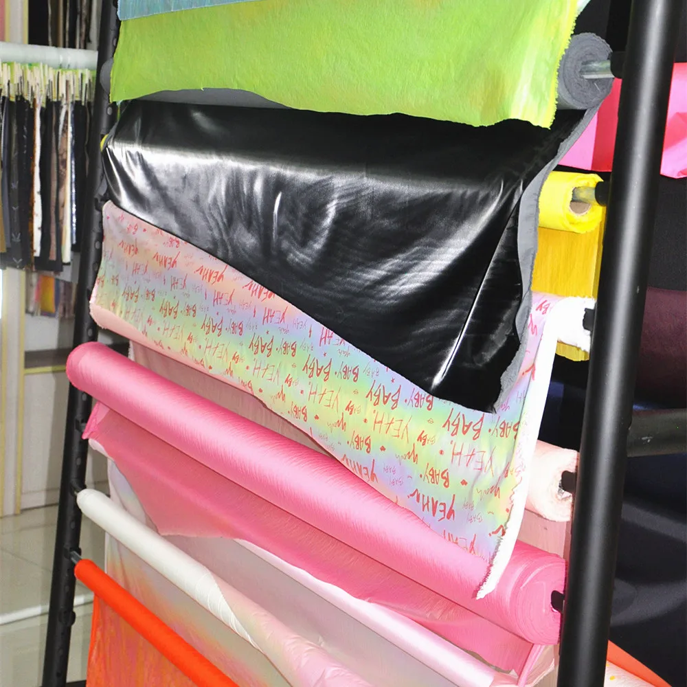 Suzhou meidao 40D 300T nylon taffeta gold foil hot stamping waterproof water repellent fabric printed fabric for wind jacket