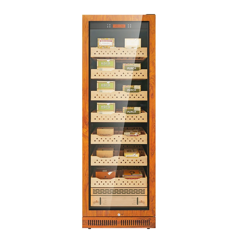 50L-450L Humidity Temperature Control Compressor Thermoelectric Electronic Humidor Wine Cigar Cooler For Cigar