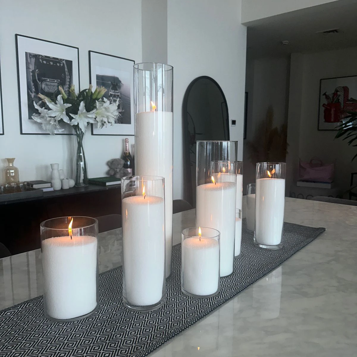 Scented Wax Sand Candle Bulk Plant Granulated Beads Making Long-lasting Refillable Pearled Candle Wax for Wedding Ceremony Kit