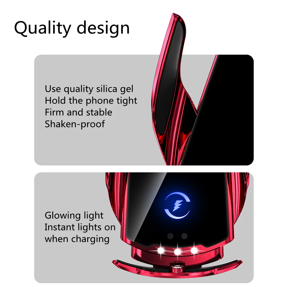 2022 15w fast magetic wireless car charger 3 in one for cars