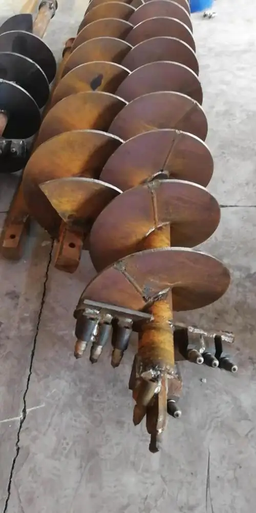 DTH drill  long auger for excavator or hydraulic hoisting machinery