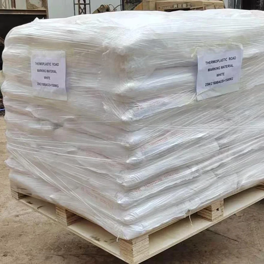 China Supplier Reflective Thermoplastic Glow In The Dark Reflective Color Road Paint For Road Marking Paint