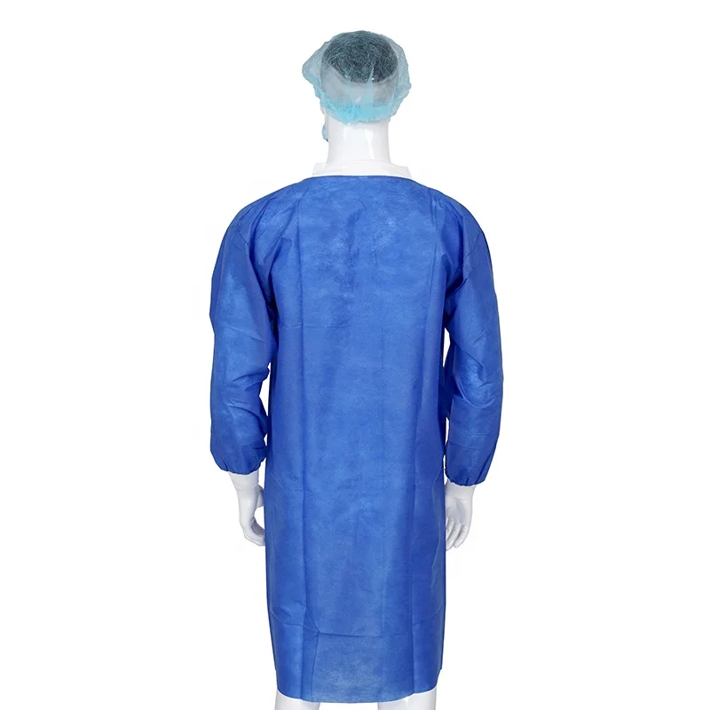 Non Woven Disposable Colored Visitor Hospital Uniform Lab Coat