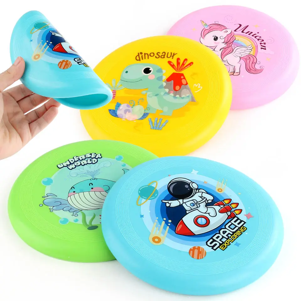 Silicone Cartoon Frisbeed Sport Toy for Kids Outdoor Toy Customization Frisbed Ultimate Flying Discs and Arrows Outdoor Sport