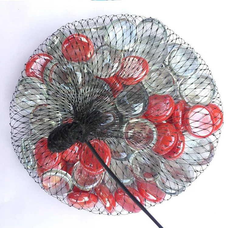 Flower Pot Multifunctional Filler Round Flat Glass Marbles