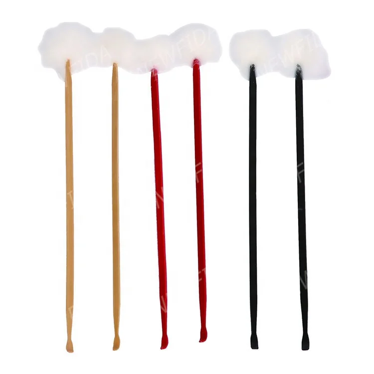 Assorted Colors Oriental Doll Decoration Earpick Ear Cleaner Bamboo