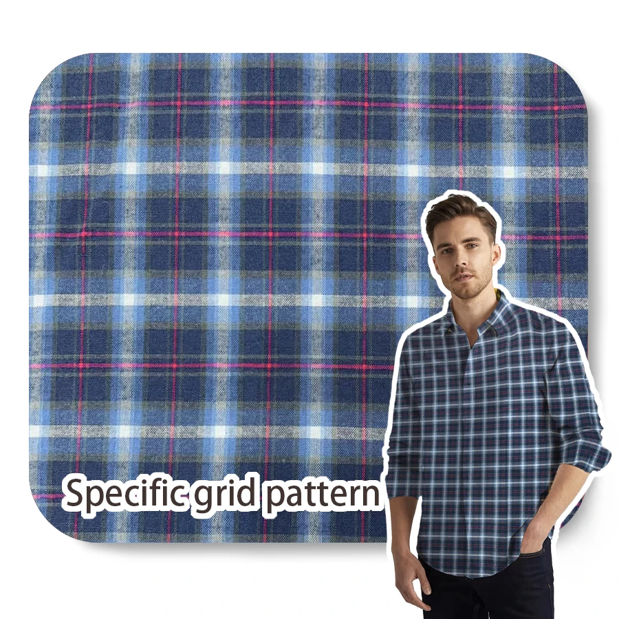 Chinese popular custom 60%polyester 40% cotton yarn dyed check fleece woven  fabric for skirts shirt school uniform for shirt