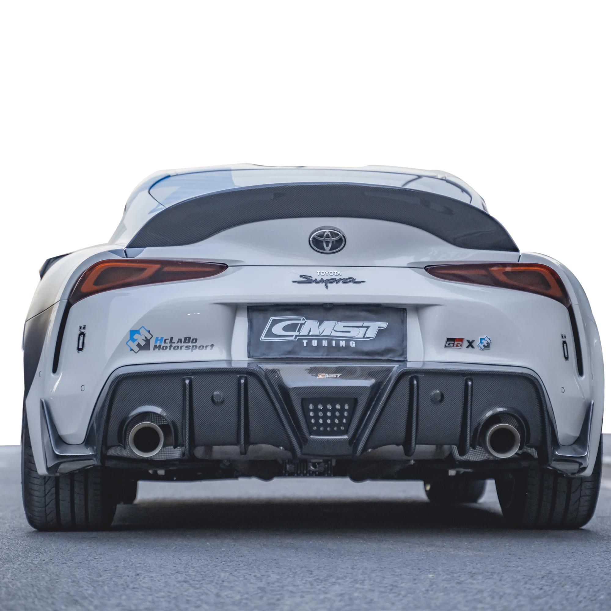 CMST design body kit for Toyota supra A90 MK5 front lip side skirts rear diffuser rear spoiler and fender for supra bodykit