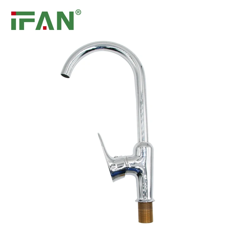 IFAN Copper Body Zhejiang Handle Copper Gland Kitchen Faucet Jiujiu Ceramic Valve Core Kitchen Faucet