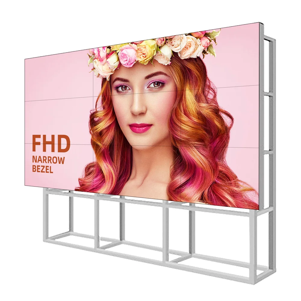 65 55 Inch 4K Lcd Indoor 3.5Mm Narrow Bezel 3X5 Video Wall Screen