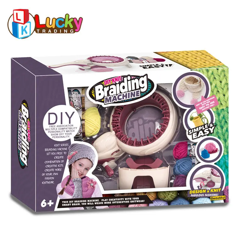 Wholesale 24 Needles Knitting Machines Hand-Operated Knitting Loom Machine for Kids and Adults