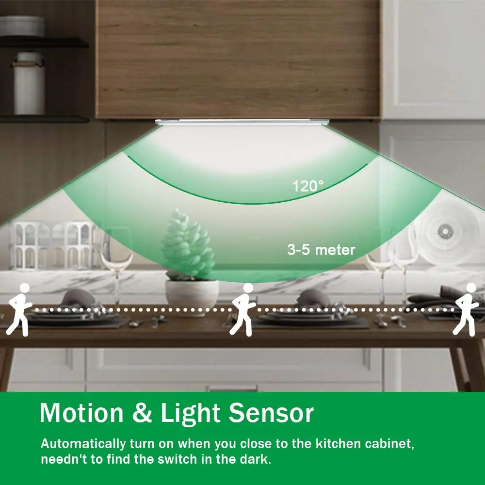 Magnetic led night cabinet toilet with clothes  intertek small indoor under stair pir switch wardrobe motion sensor light