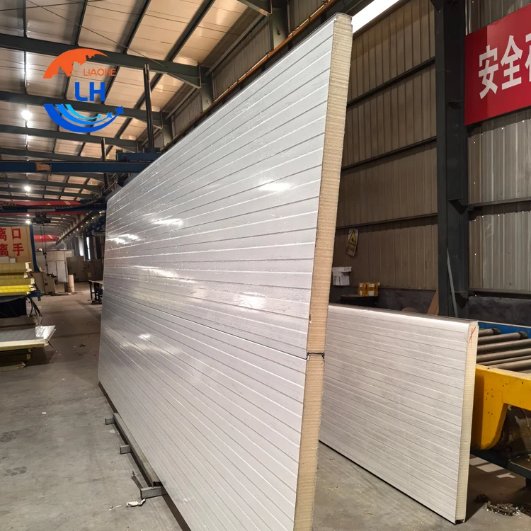 Wall And Roof Foam Insulation sip prefabricated 3d Eps Wall Panels Rock Wool PU PIR EPS Sandwich Panels Polyurethane Wall Panel