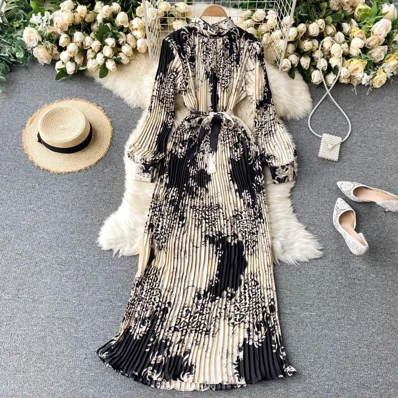 fall new vintage woman clothes australian niche designer fashion dresses women lady elegant clothing manufacturers custom