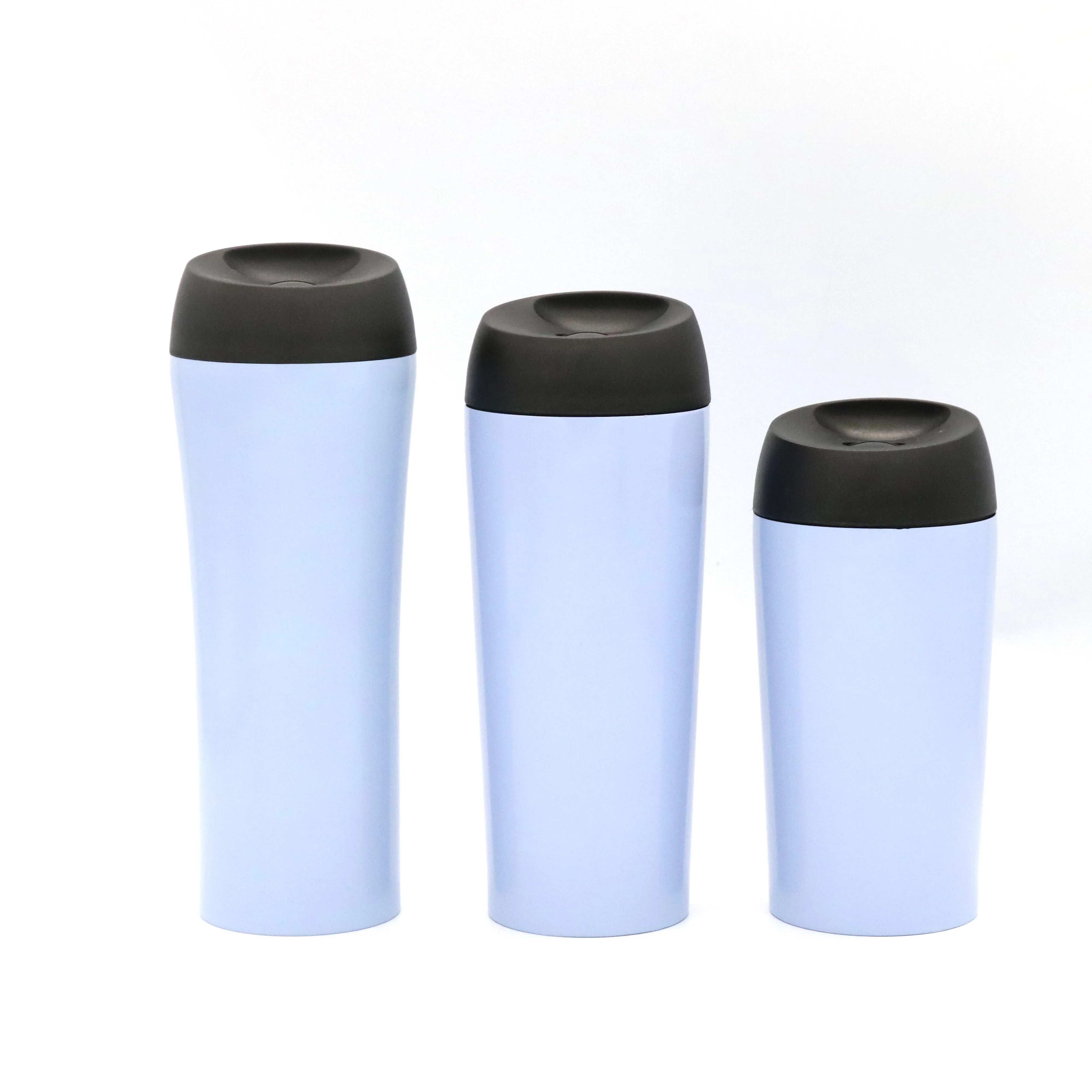 Hongtai Drinkware Double Wall Termos Bottle Stainless Steel Vacuum Insulated Travel Coffee Cup with Lid