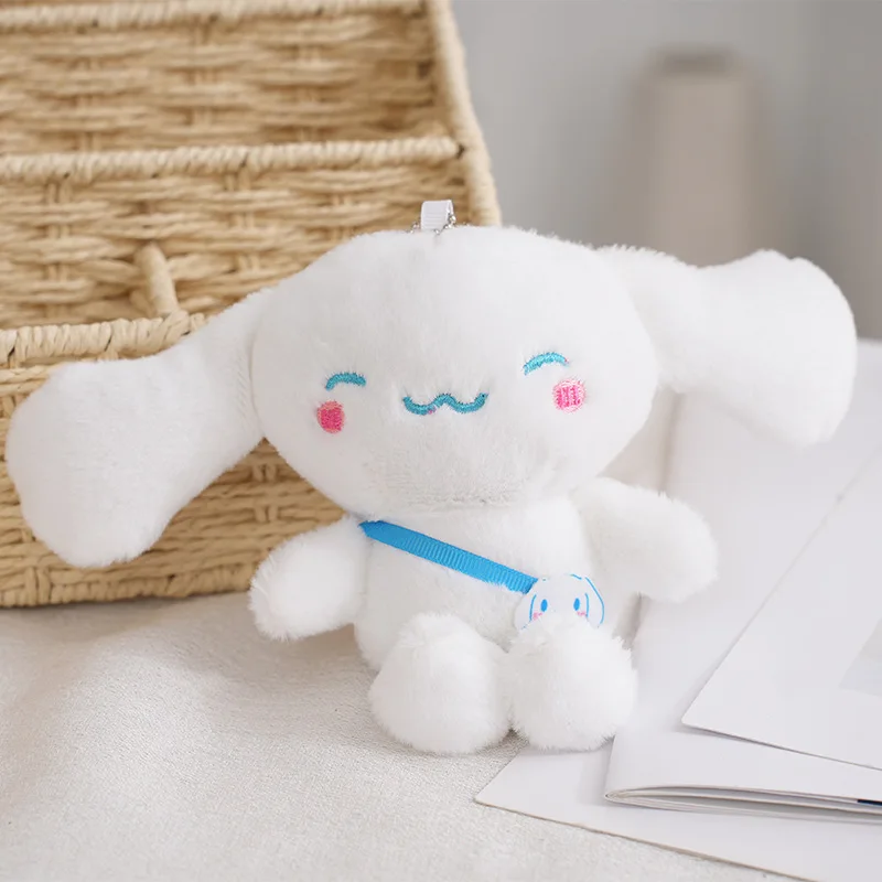 Top Selling Sanrioed Storage Bag Keychain Creative Plush Big-eared Dog Coin Purse Doll Pendant Small Gifts Car Key Ring Gifts