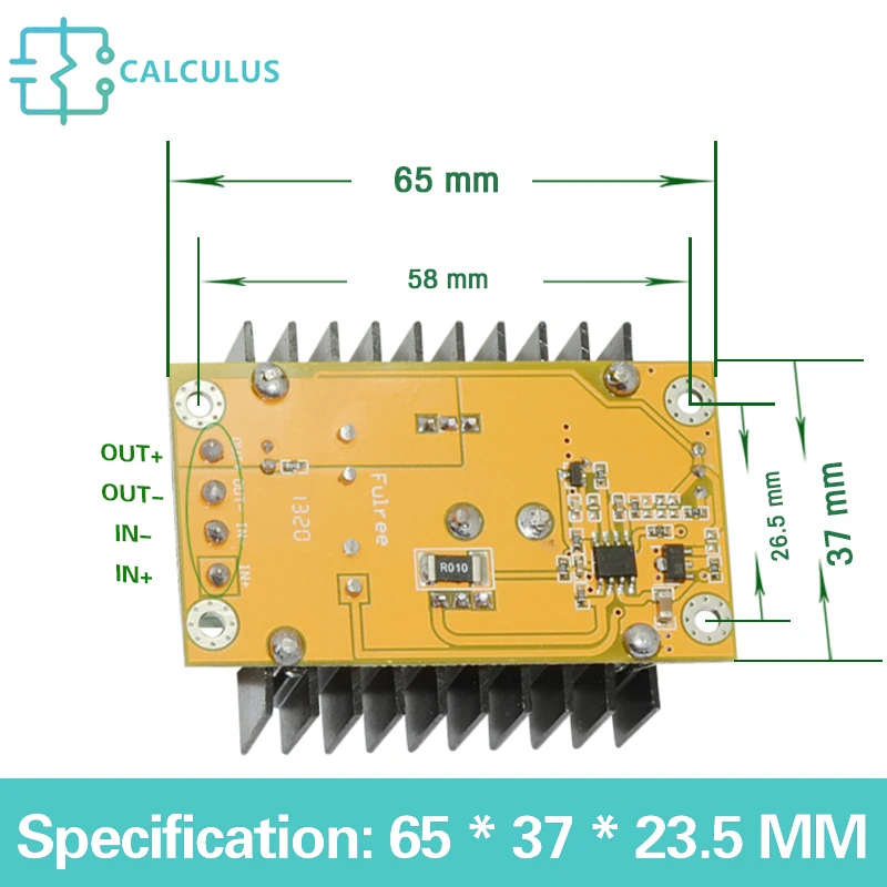 12V Dc To 36 - 60V Adjustable Dc Boost Power Supply Regulator Dc Step Up Converter