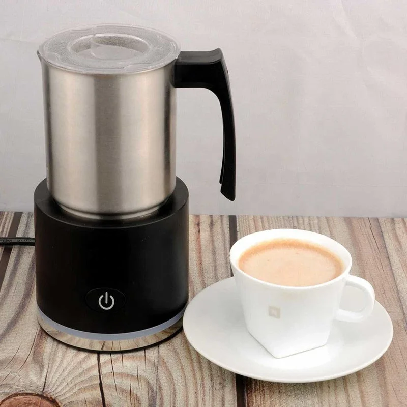 2022 Battery Operated automatic hand milk frother electric coffee frother With Stainless Steel Whisk