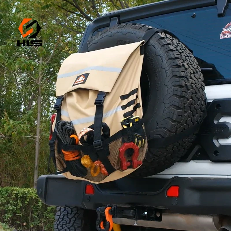 Китайская фабрика изготовленный на заказ 4x4 спортивный дизайн стиль внедорожная Водонепроницаемая задняя Сумка для запасного