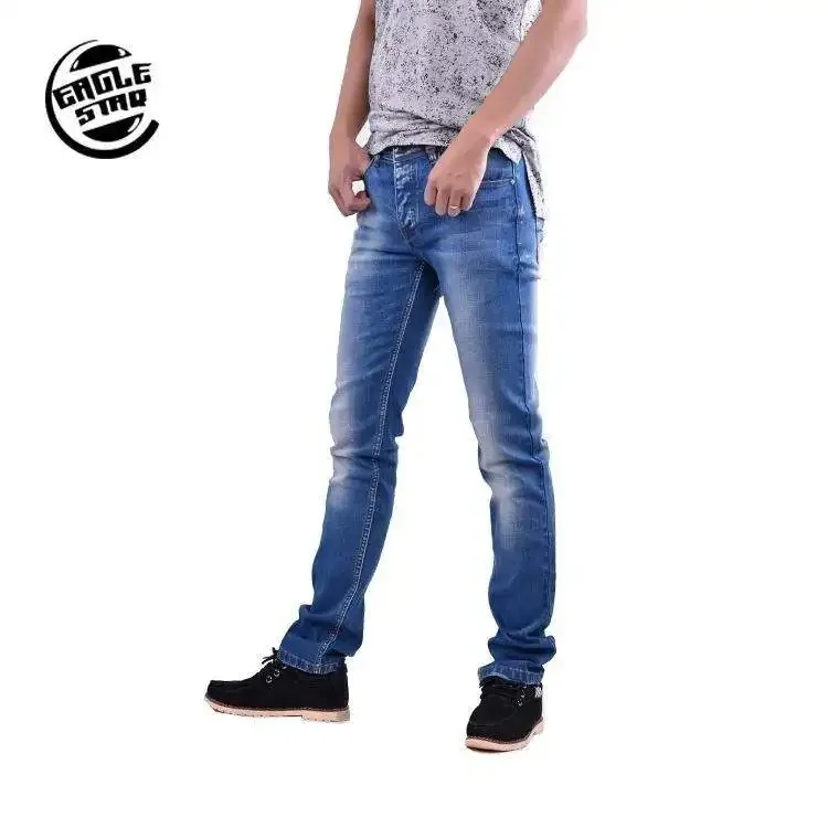 Cheap men clothes Stretch Tight Denim Jeans Pants Stock Lot liquidation