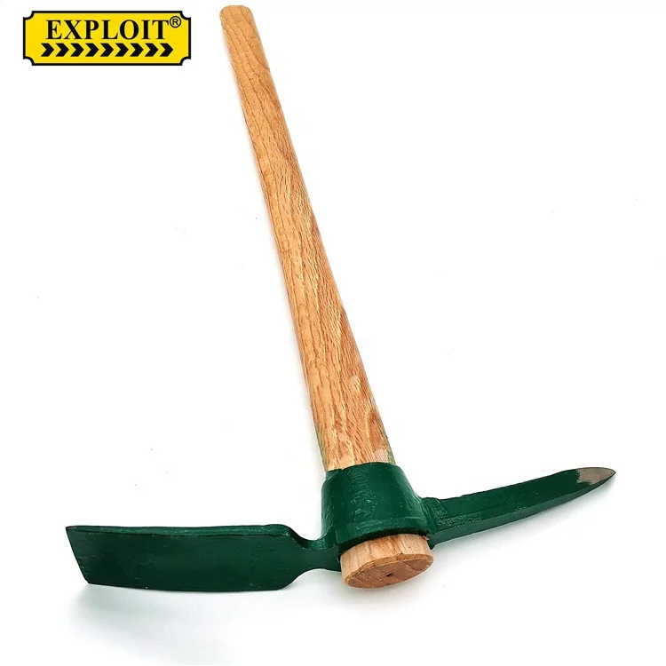 
 Топор из углеродистой стали под заказ, садовые инструменты для сельского хозяйства, кирпич с деревянной ручкой  