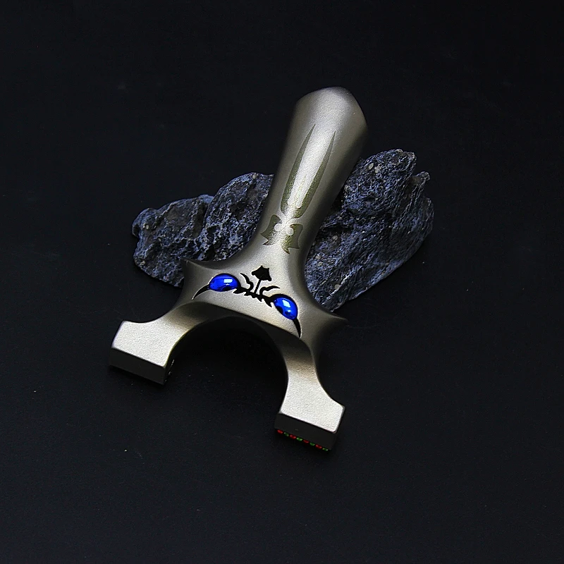 High precision dragon tooth catapults stainless steel quick clamp free tie Flat rubber band Little monster