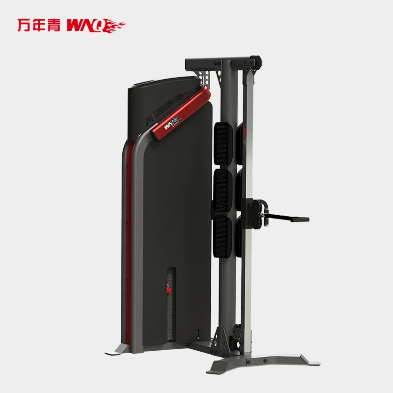 WNQ High Quality Adjustable Cable Pully Lat Pull Down Machine Gray Multifunction Gym Pulleys Gym Equipment For Sale