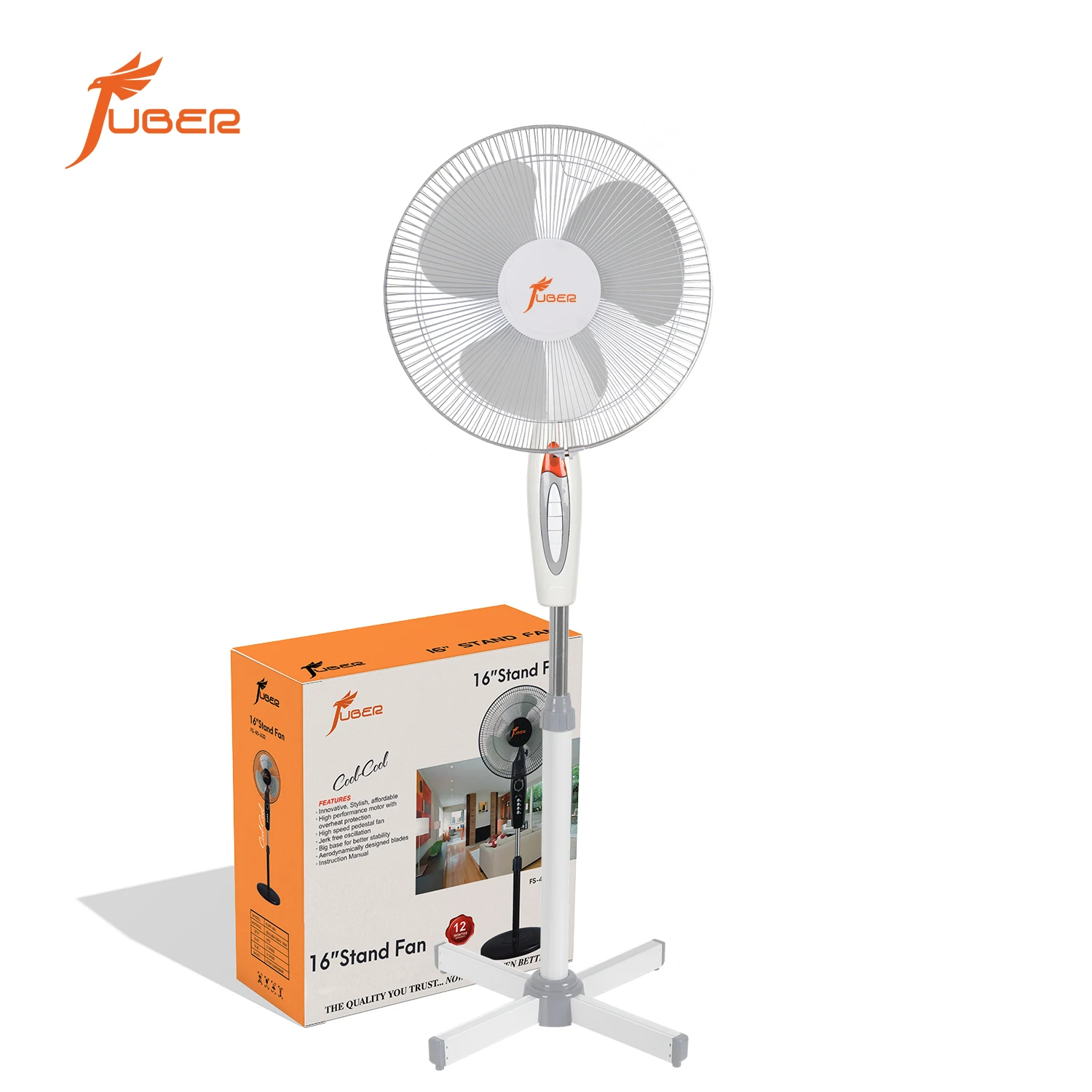 stand fan hot and cold with 3 blades commercial portable floor fans
