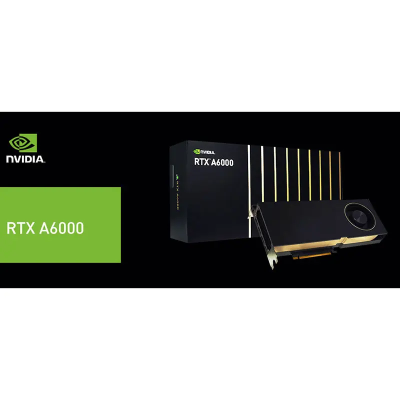 Горячая Распродажа высокоэффективный RTX A6000 48G GDDR6 3 * DP 256bit профессиональный технический GPU видеокарты для рабочих станций