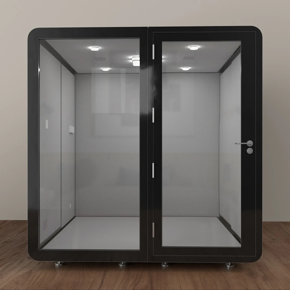 Modular design office cubicle indoor and outdoor silent soundproof telephone booth prefabricated office meeting booth