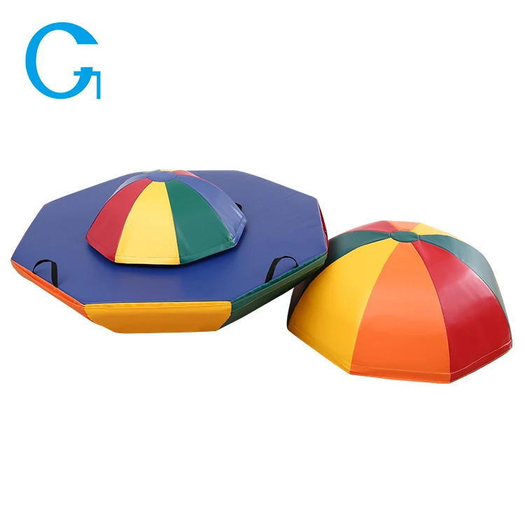 Wholesale rainbow rhythmic educational training gymnastic cheap soft play equipment