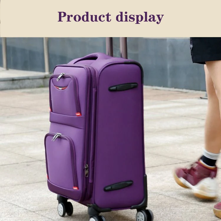 Spinner luggage set lightweight suite case set Softshell travelling box Luggage 3 Piece Set Suitcase