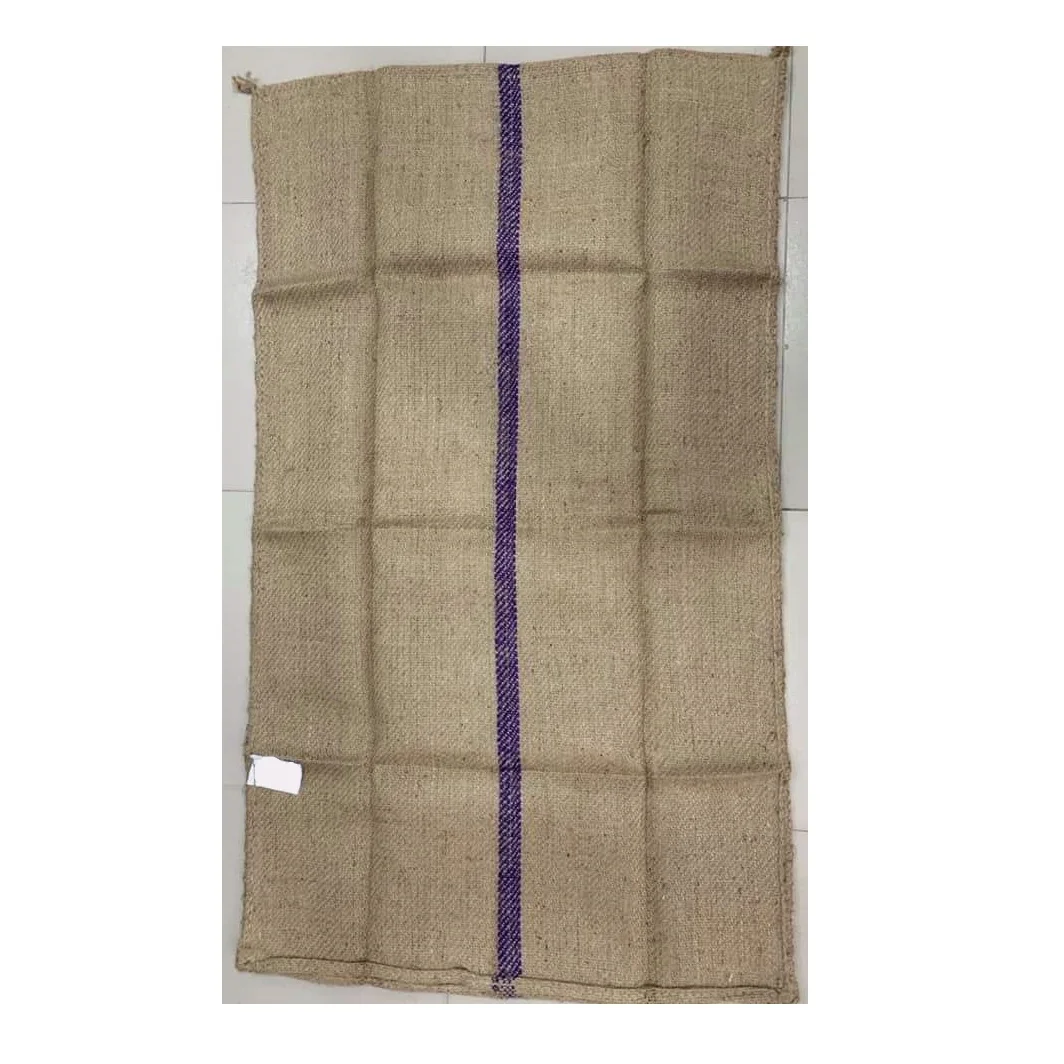 Best Quality 100kg 50kg Jute Sacks 100% Jute Gunny Bags Wholesale Price Customized Brand & Logo Jute Sacking Bag