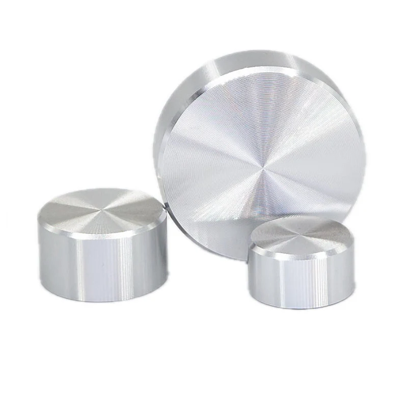 Custom metal solid core aluminium alloy CNC cnc sandblast oxidation drone button knob switch cap processing