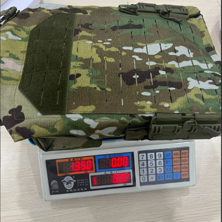 2024 Light Weight Dacron 1000D Fabric Combat Plate Carrier Waterproof Molle Chaleco Tactico Tactical Cp Multicam Tactical Vest