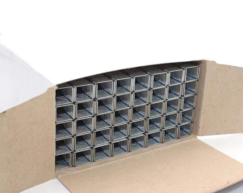 Golden Metal Industrial 1410 Sofa Furniture Staples 8mm 10mm 12mm Smooth 22 Ga Steel Galvanized Copper Brad Nails