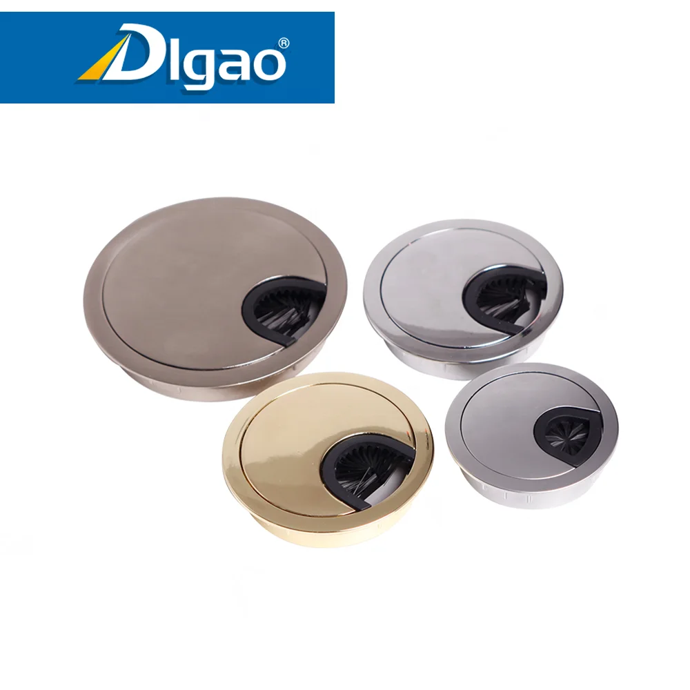 Office desk cable hole cap cover/zinc alloy cable wire box