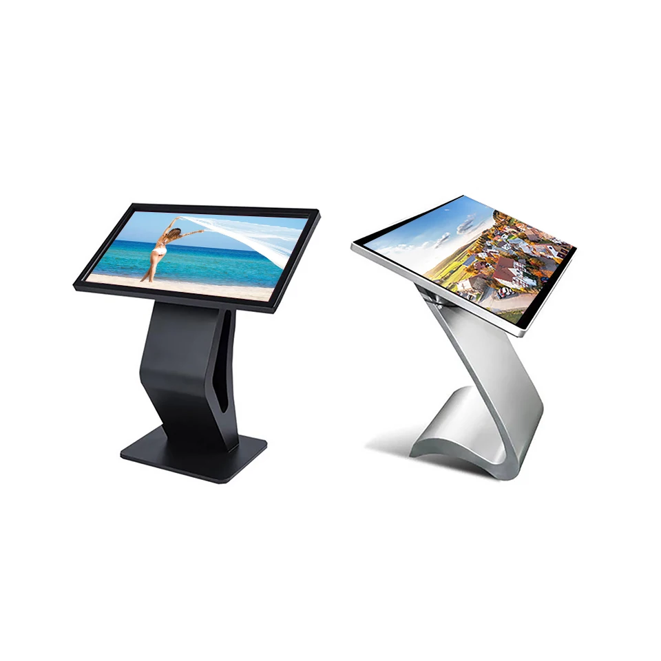 JERYO 65 75 85 1080P inch Indoor Digital Signage And Displays Lcd Advertise Player Shopping Mall Kiosk Stands For Mall
