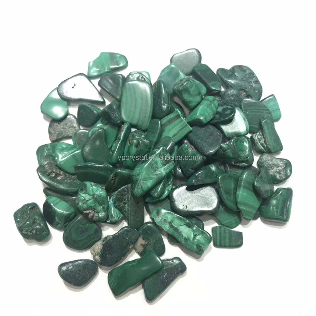 Wholesale Semi Precious Stone Malachite Tumbled Stone Crystal Stone