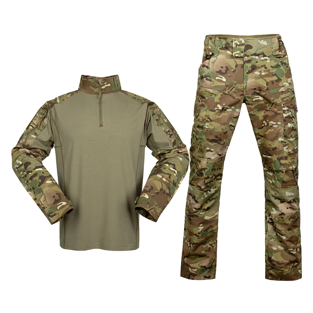 Custom G4 Camouflage Clothing Shirt Pants Frog Suit Multicam CP Tactical Uniform With Knee Pads