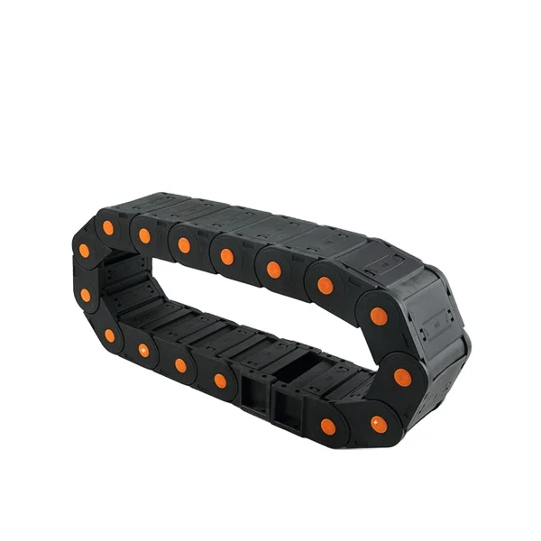 35*50mm Fully Closed Bridge Type Plastic Towline Chain for Cable Protection by LAI-XIN