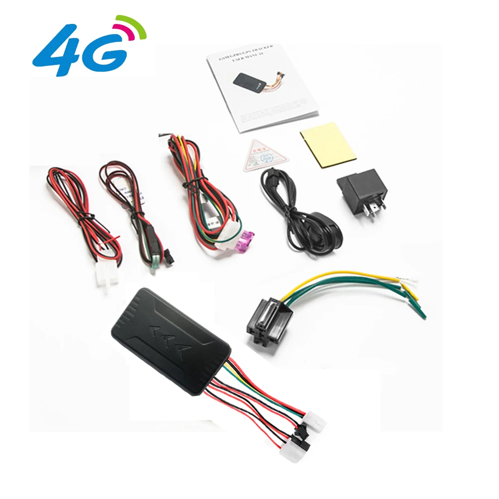 4g gps tracker GT06 cut off engine sos alarm monitor voice real time car tracking device free use app
