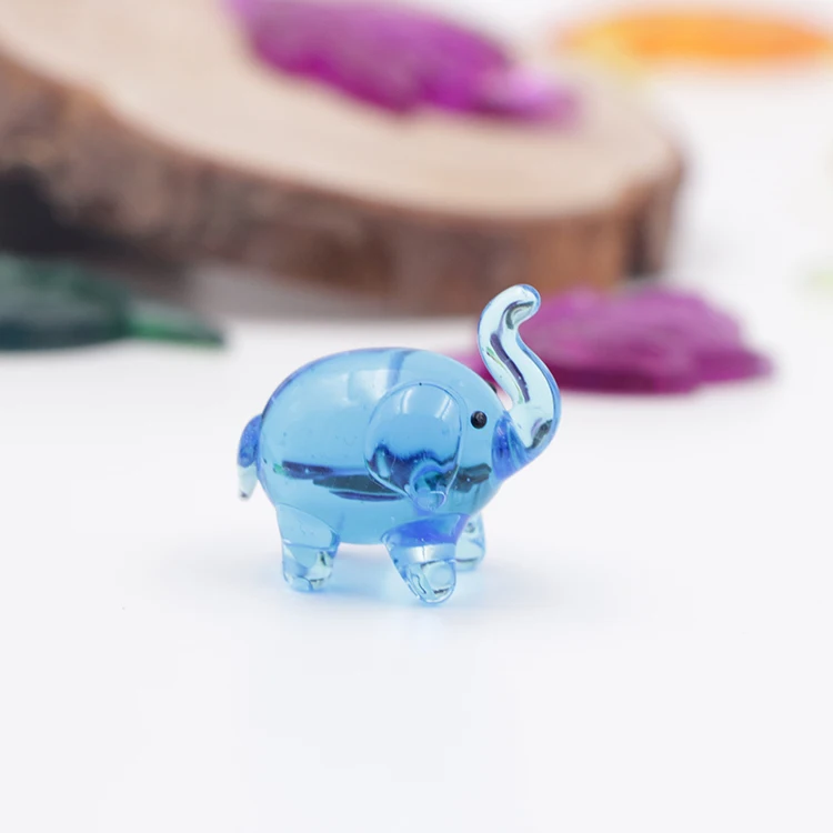 Handmade Murano Glass  Elephant Figurine
